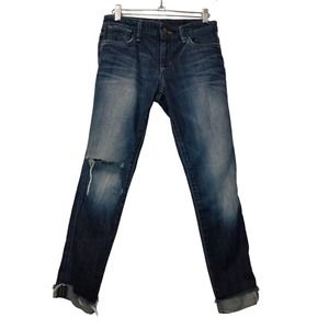 Joe's Jeans Best Friend Fit distressed ankle biter jeans size 25
